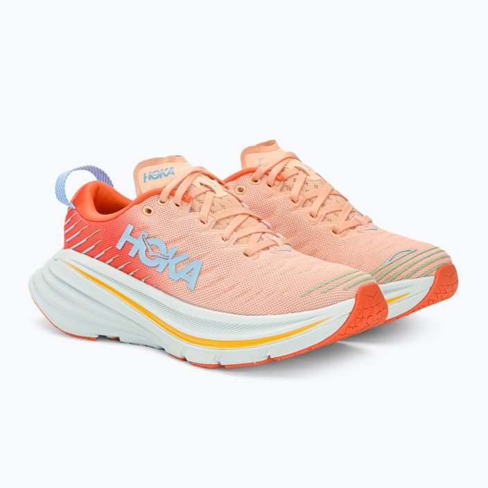 Women's running shoes HOKA Bondi X caellia/peach parfait 5