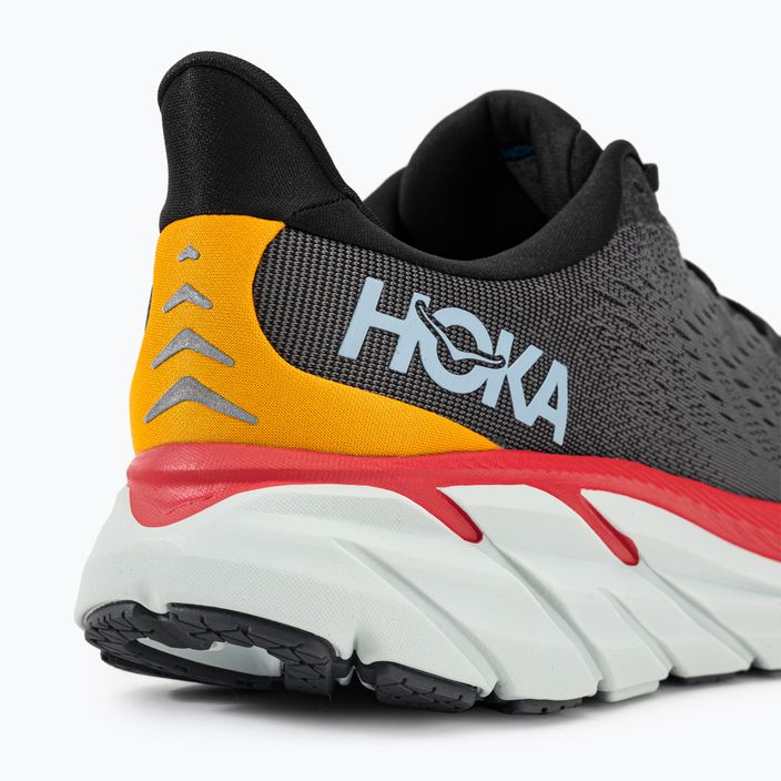 HOKA men's running shoes Clifton 8 grey 1119393-ACTL 9