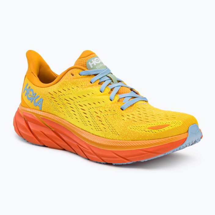 HOKA men's running shoes Clifton 8 yellow 1119393-RYMZ