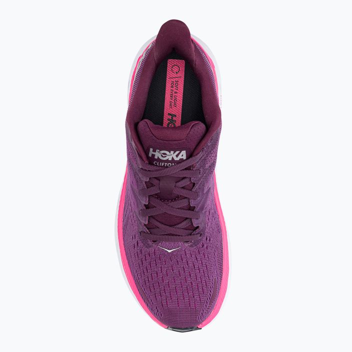 Women's running shoes HOKA Clifton 8 purple 1119394-GWBY 6