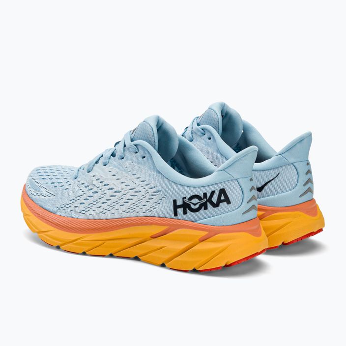 Women's running shoes HOKA Clifton 8 light blue 1119394-SSIF 3