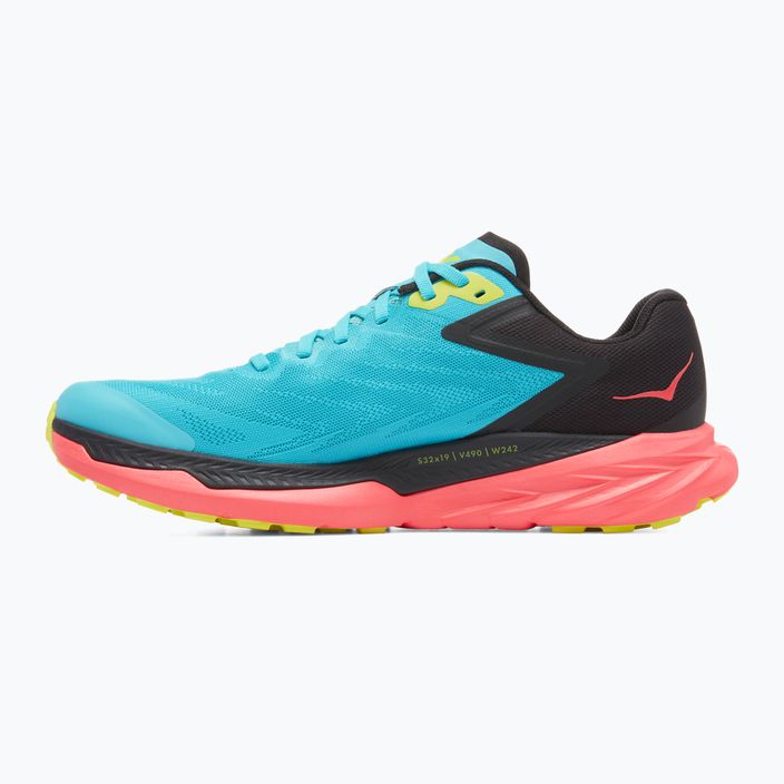 Men's running shoes HOKA Zinal scuba blue/black 8