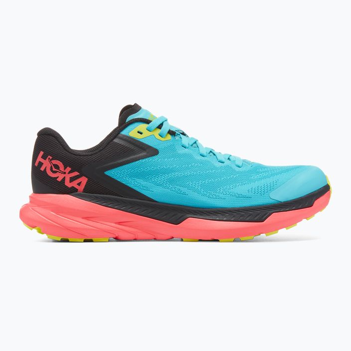 Women's running shoes HOKA Zinal scuba blue/diva pink 7