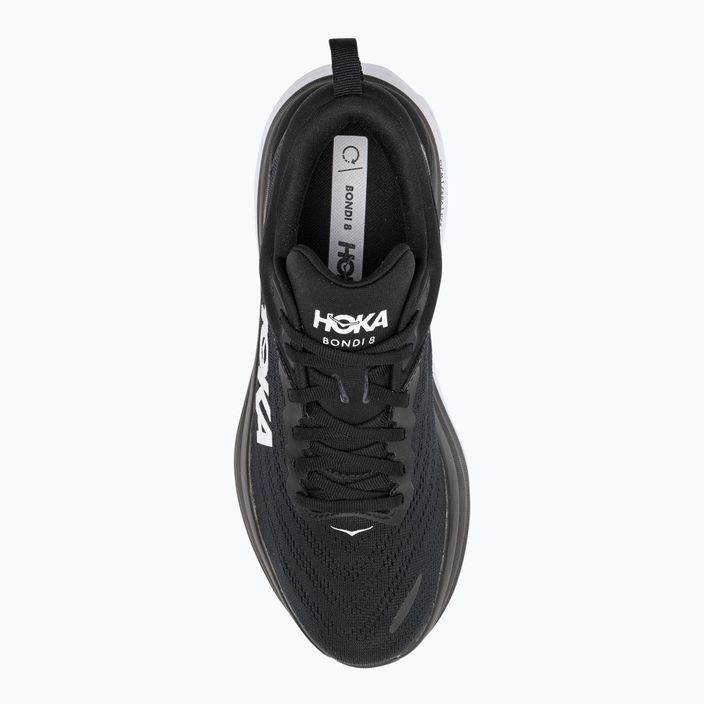 Men's running shoes HOKA Bondi 8 black/white 6