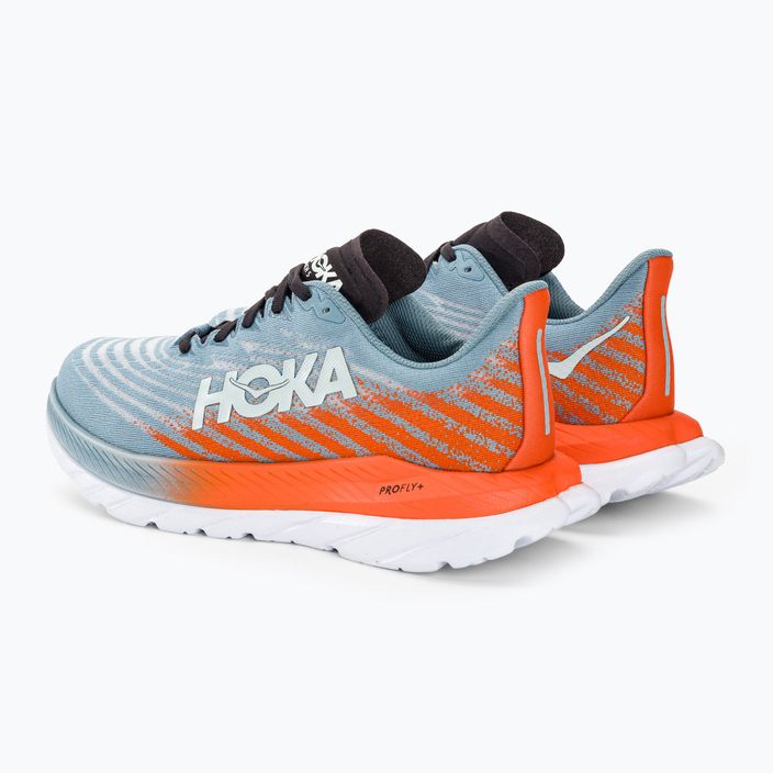 HOKA men's Mach 5 mountain spring/puffin's bill running shoes 3