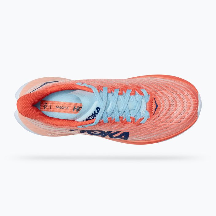 Women's running shoes HOKA Mach 5 camellia/peach perfait 9