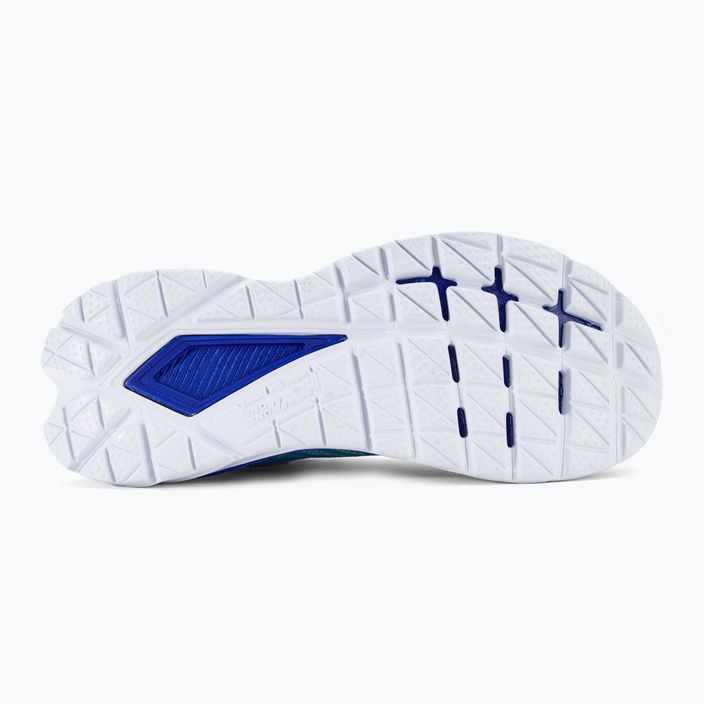 Women's running shoes HOKA Mach 5 white/scuba blue 6