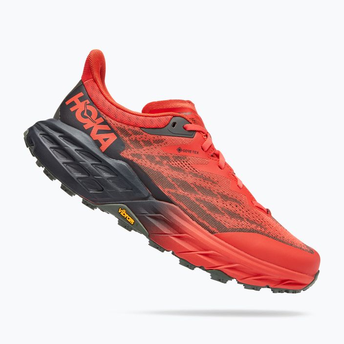 Men's running shoes HOKA Speedgoat 5 GTX red 1127912-FTHY 12
