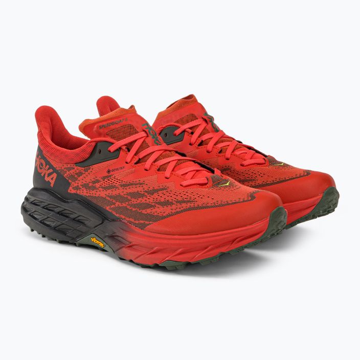 Men's running shoes HOKA Speedgoat 5 GTX red 1127912-FTHY 4