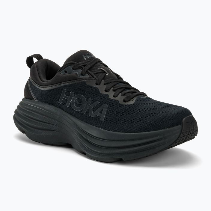 Women's running shoes HOKA Bondi 8 black/black