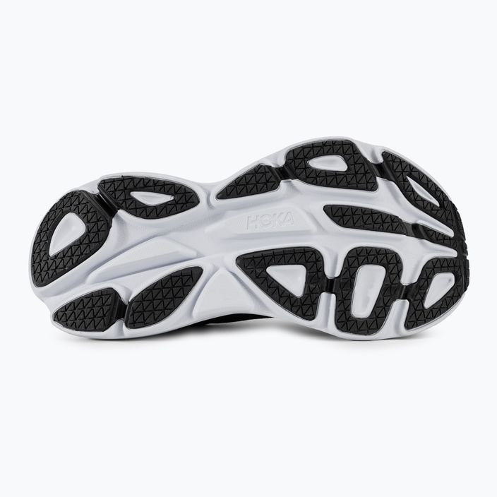 Women's running shoes HOKA Bondi 8 black/white 5