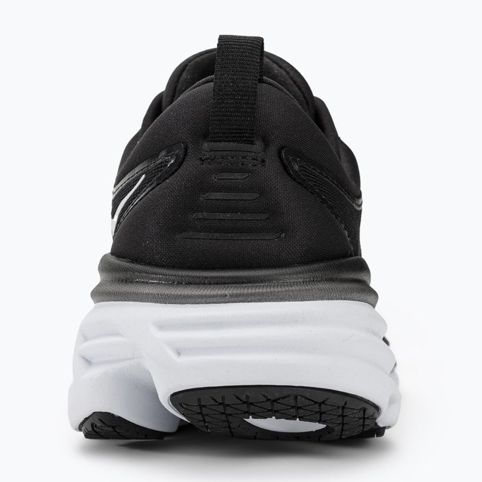 Women's running shoes HOKA Bondi 8 black/white 7
