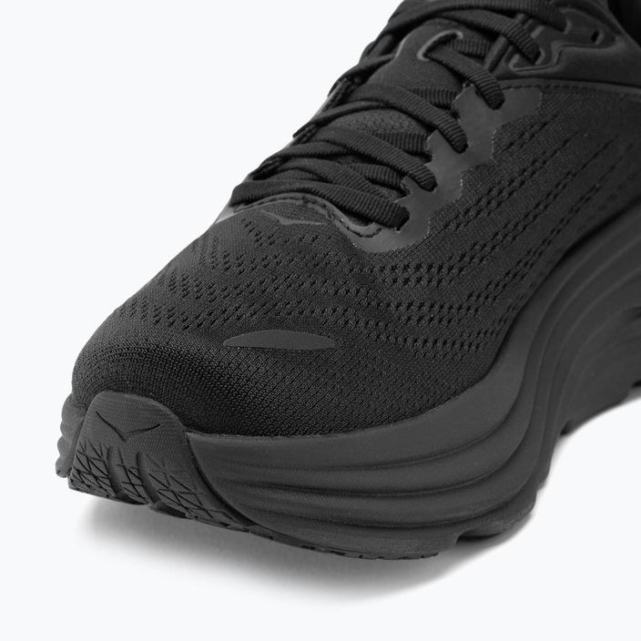 Men's running shoes HOKA Bondi 8 Wide black/black 7