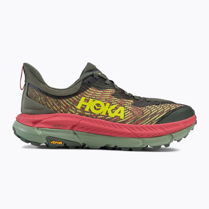 HOKA men's running shoes Mafate Speed 4 green 1129930-TFST 2