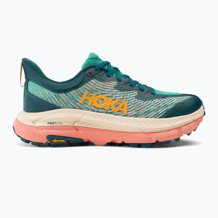 Women's running shoes HOKA Mafate Speed 4 deep teal/water garden 2