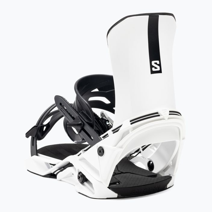 Men's snowboard bindings Salomon District white 4