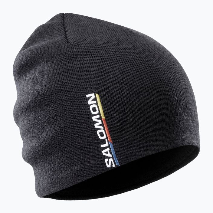 Salomon winter beanie Graphic deep black