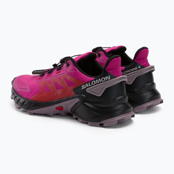 Women's running shoes Salomon Supercross 4 pink L41737600 3