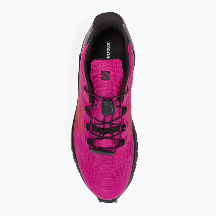 Women's running shoes Salomon Supercross 4 pink L41737600 6