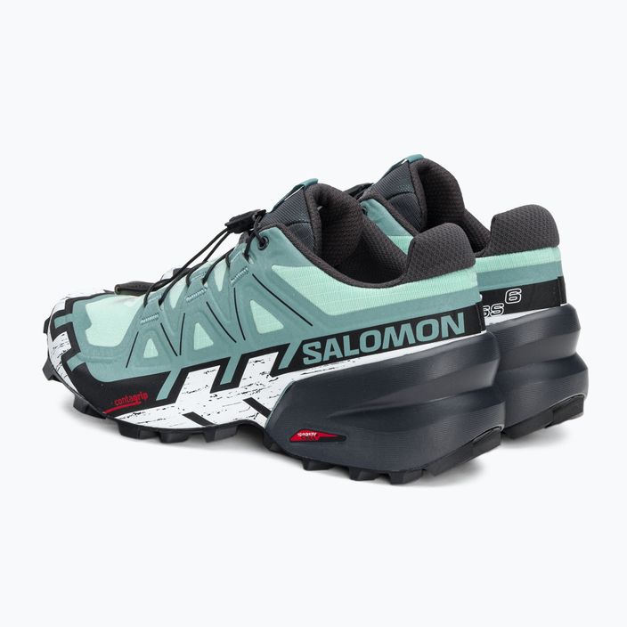 Salomon Speedrcross 6 women's running shoes green L41743100 5