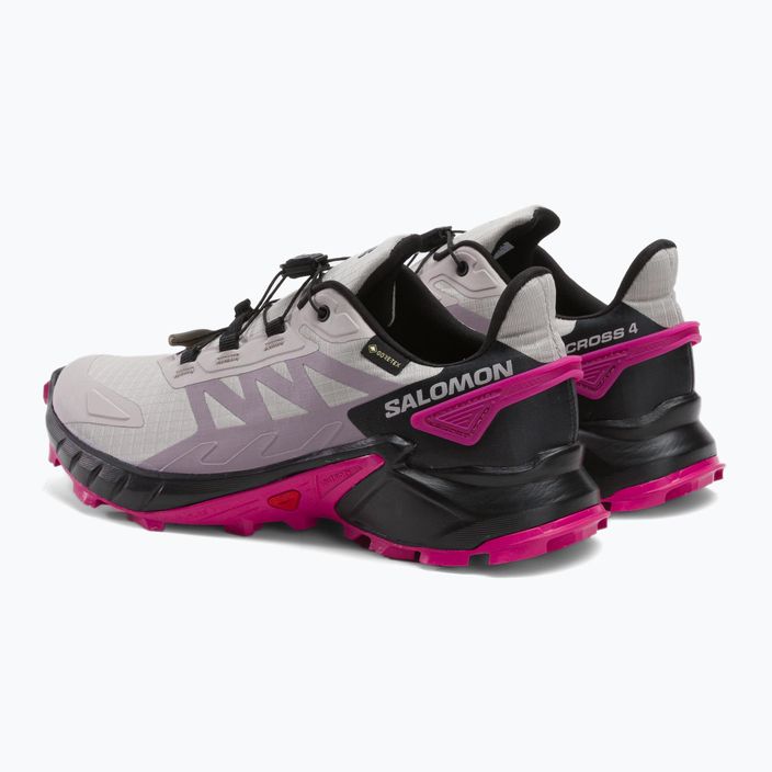 Women's running shoes Salomon Supercross 4 GTX grey L41735500 3