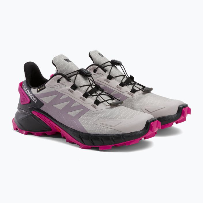 Women's running shoes Salomon Supercross 4 GTX grey L41735500 5