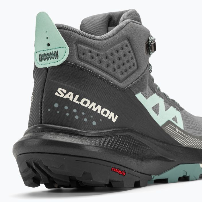 Salomon Outpulse Mid GTX women's trekking boots ebony/qush/ebony 9