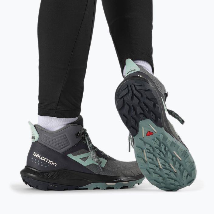 Salomon Outpulse Mid GTX women's trekking boots ebony/qush/ebony 17
