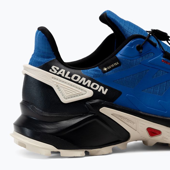 Men's running shoes Salomon Supercross 4 GTX blue L41732000 10