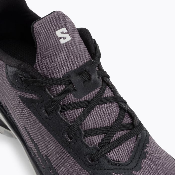 Women's trail shoes Salomon Alphacross 4 purple L41725200 9