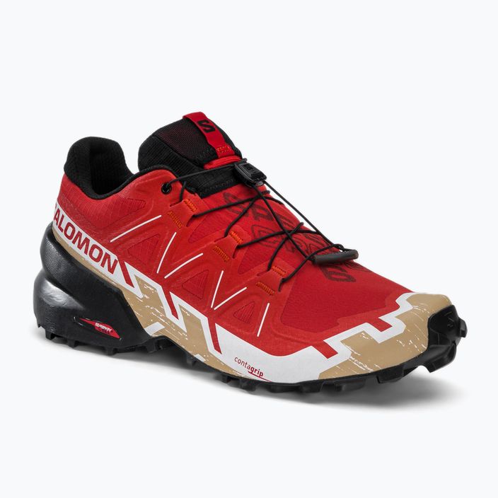 Salomon Speedrcross 6 men's running shoes red L41738200