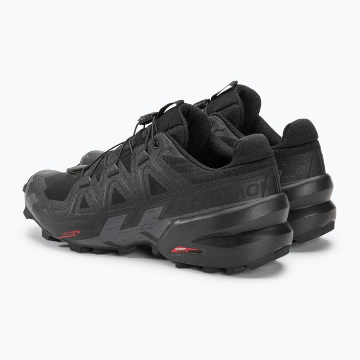 Men's running shoes Salomon Speedcross 6 black/black/phantom 6
