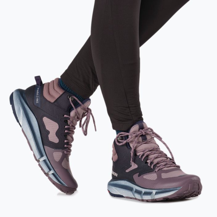 Salomon Predict Hike Mid GTX women's hiking boots purple L41737000 17