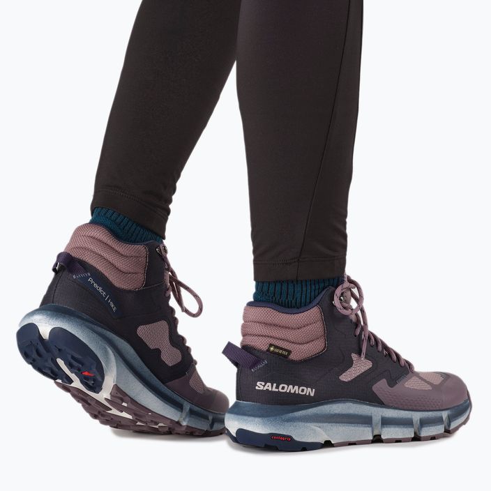 Salomon Predict Hike Mid GTX women's hiking boots purple L41737000 18