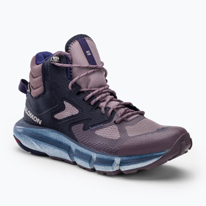 Salomon Predict Hike Mid GTX women's hiking boots purple L41737000