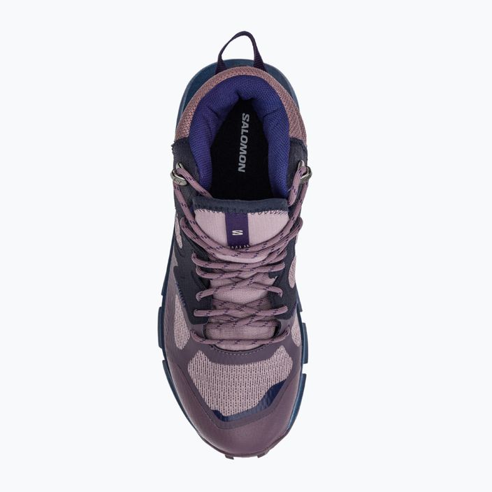 Salomon Predict Hike Mid GTX women's hiking boots purple L41737000 6