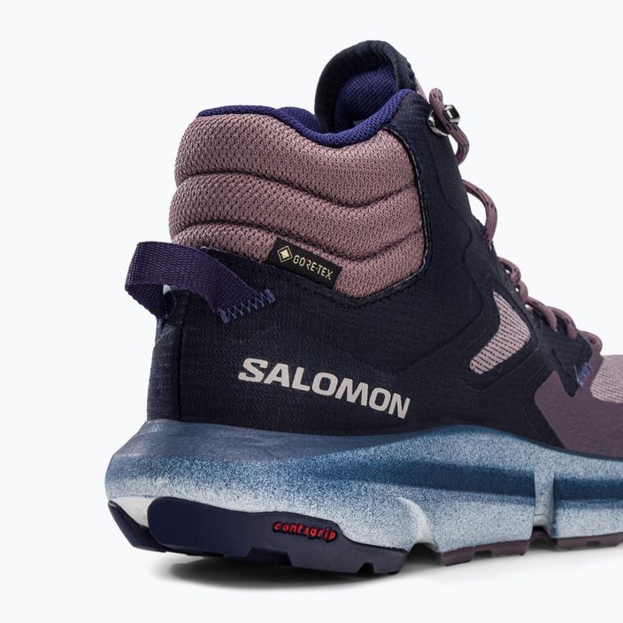 Salomon Predict Hike Mid GTX women's hiking boots purple L41737000 8