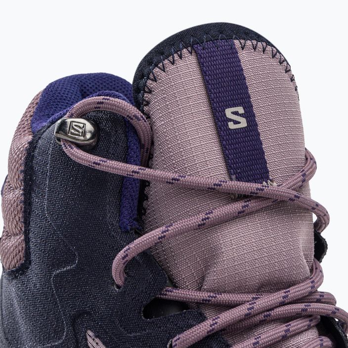 Salomon Predict Hike Mid GTX women's hiking boots purple L41737000 9