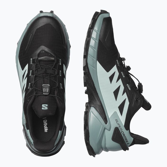 Salomon Supercross 4 GTX women's running shoes black/blue L41735500 16