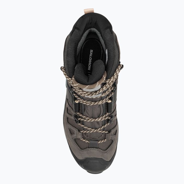 Women's trekking boots Salomon Quest 4 GTX magnet/black/sun 6