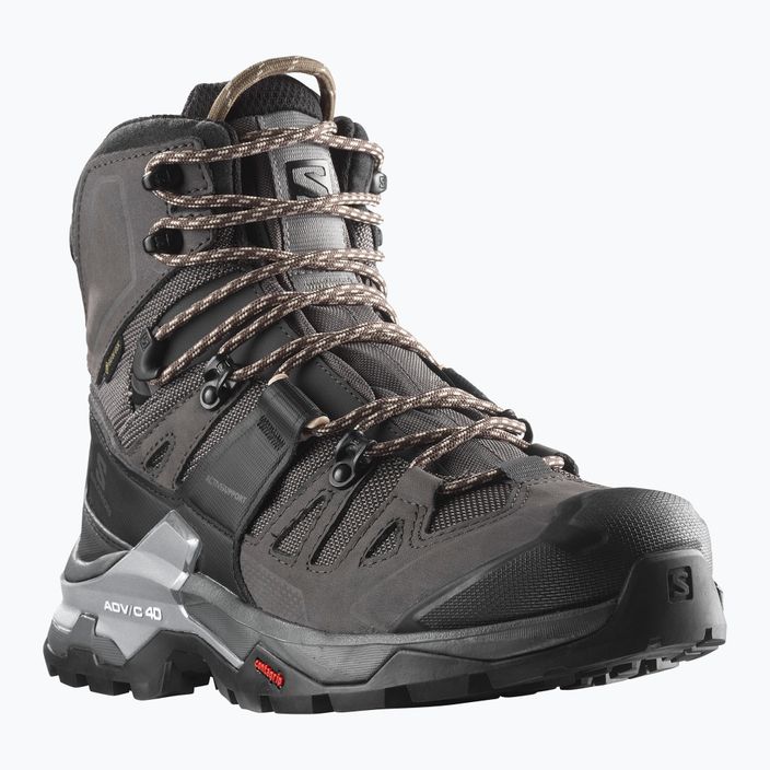 Women's trekking boots Salomon Quest 4 GTX magnet/black/sun 10