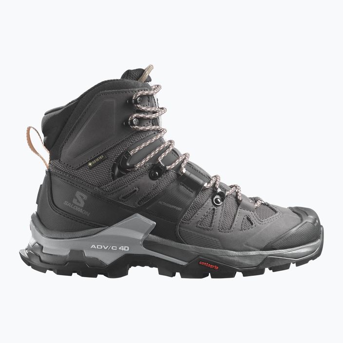 Women's trekking boots Salomon Quest 4 GTX magnet/black/sun 11