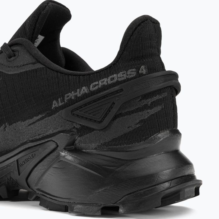 Salomon Alphacross 4 GTX women's trail shoes black L47064100 10