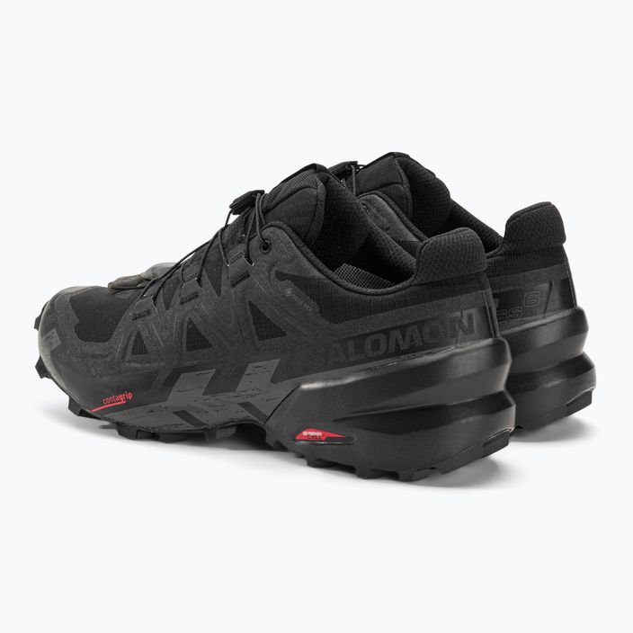Men's running shoes Salomon Speedcross 6 GTX black/black/phantom 6