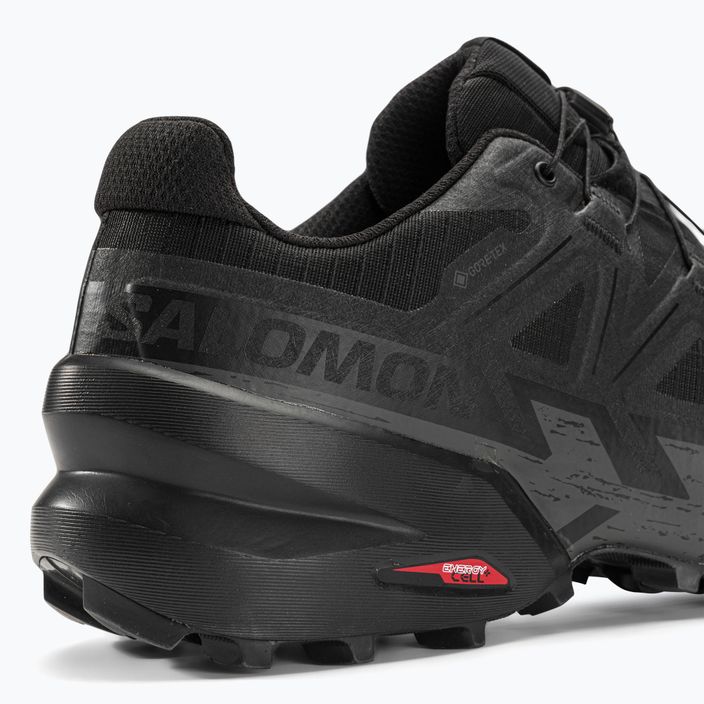 Men's running shoes Salomon Speedcross 6 GTX black/black/phantom 13