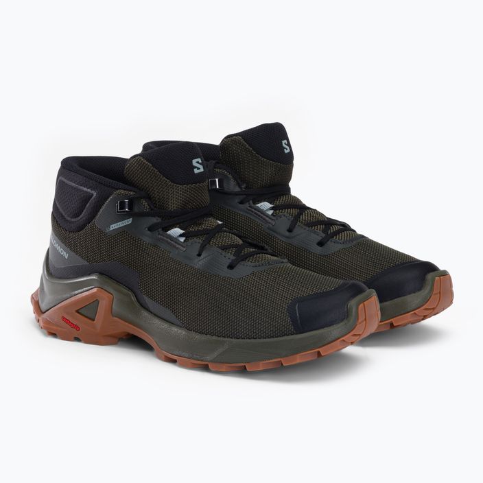 Men's trekking boots Salomon X Reveal Chukka CSWP 2 green L41763000 5