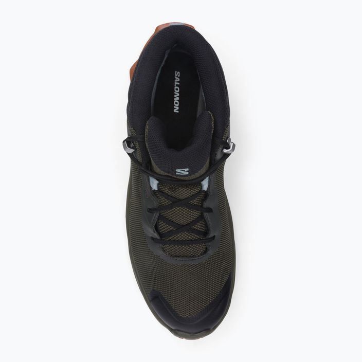 Men's trekking boots Salomon X Reveal Chukka CSWP 2 green L41763000 6