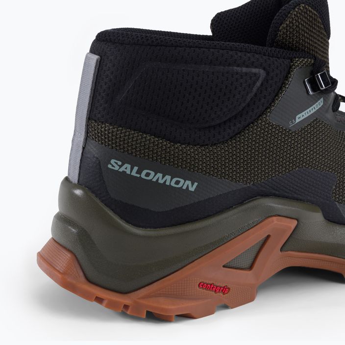 Men's trekking boots Salomon X Reveal Chukka CSWP 2 green L41763000 7