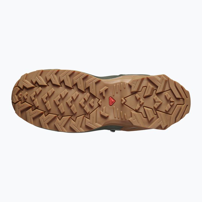 Men's trekking boots Salomon X Reveal Chukka CSWP 2 green L41763000 14