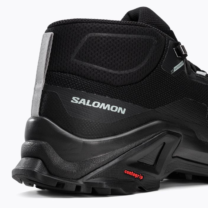 Men's trekking boots Salomon X Reveal Chukka CSWP 2 black L41762900 8